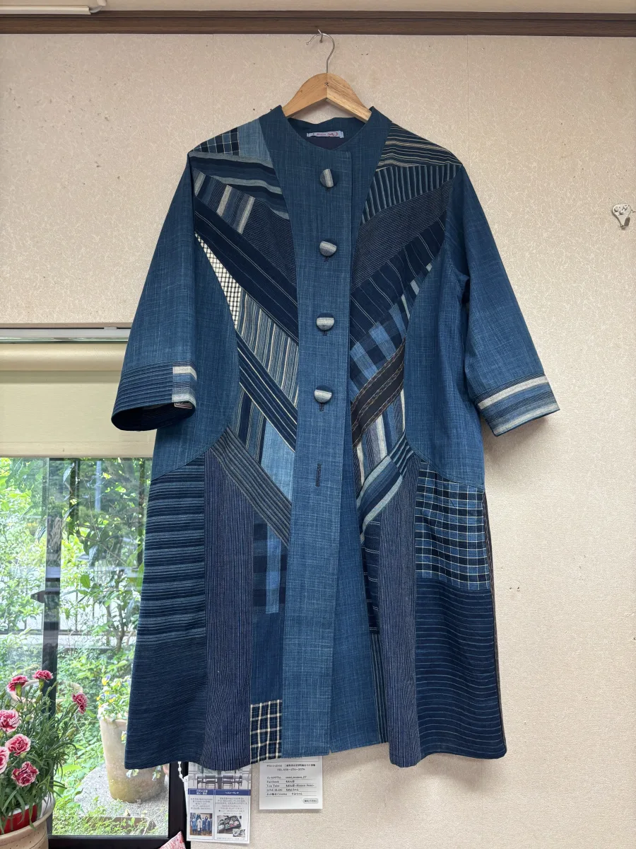 もめん澄 松坂もめん78枚繋ぎの服
